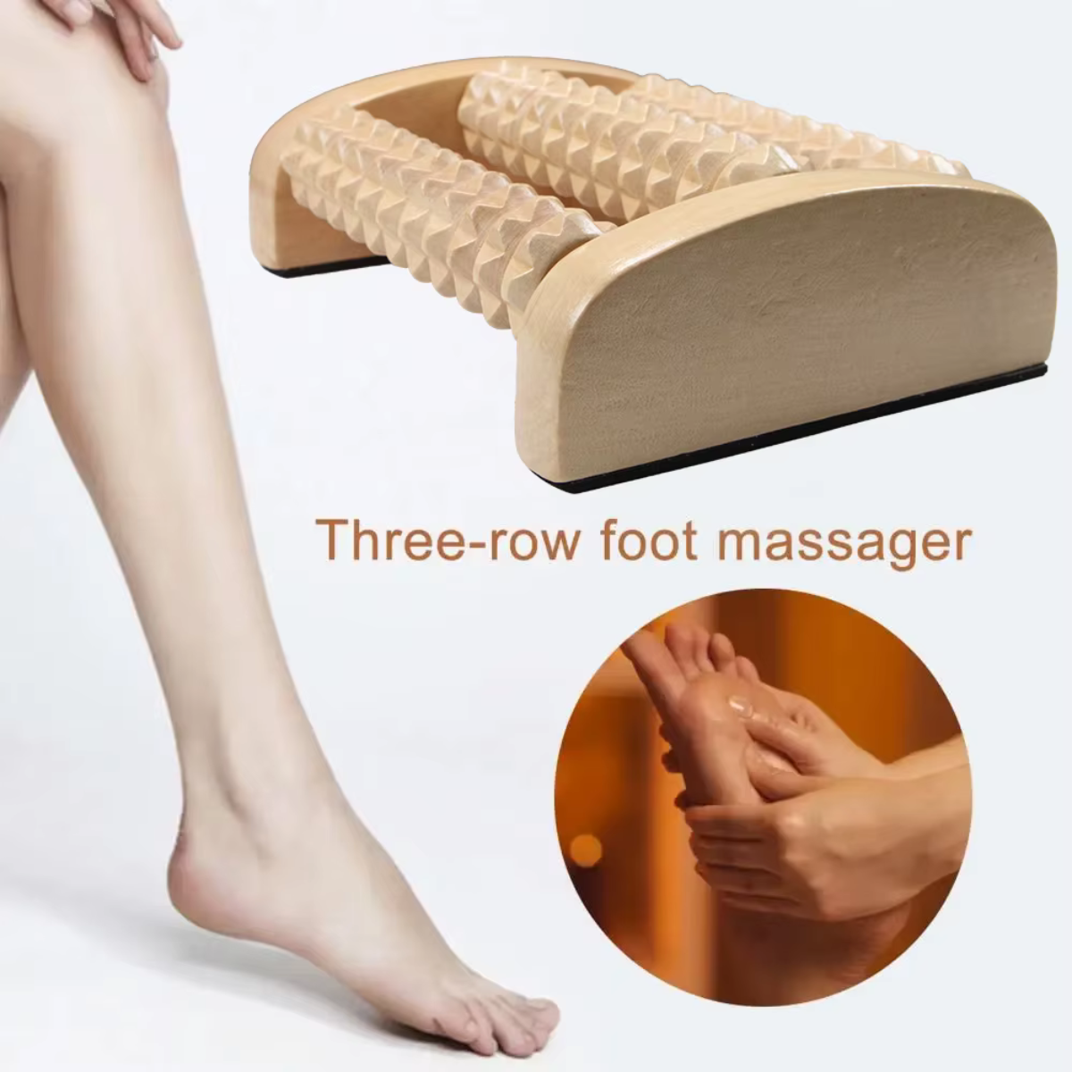 Wooden Foot Massager