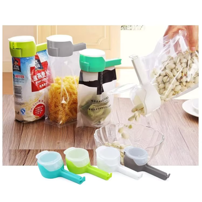 Food Bag Clips with Pour Spout