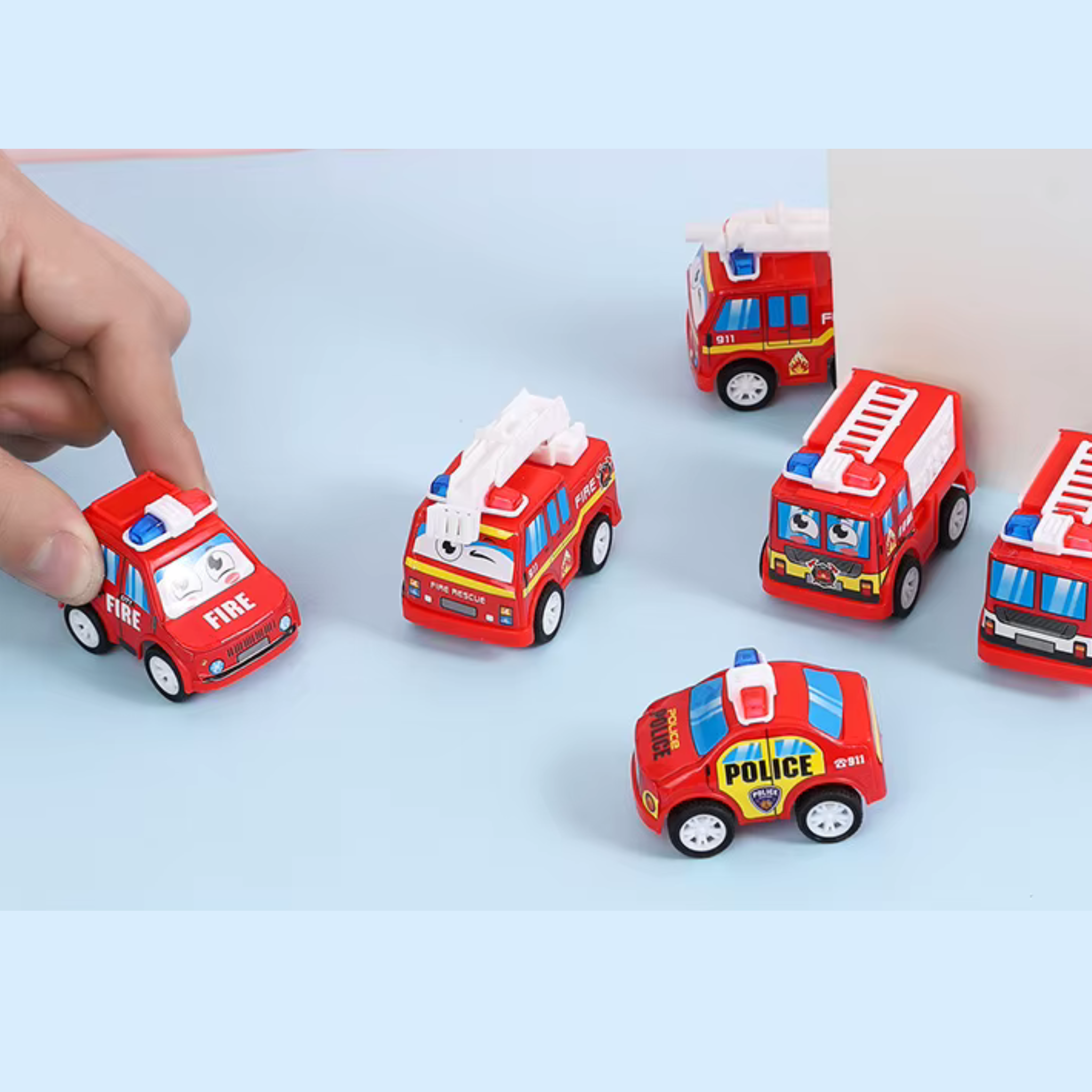 10 Piece Rescue Fleet