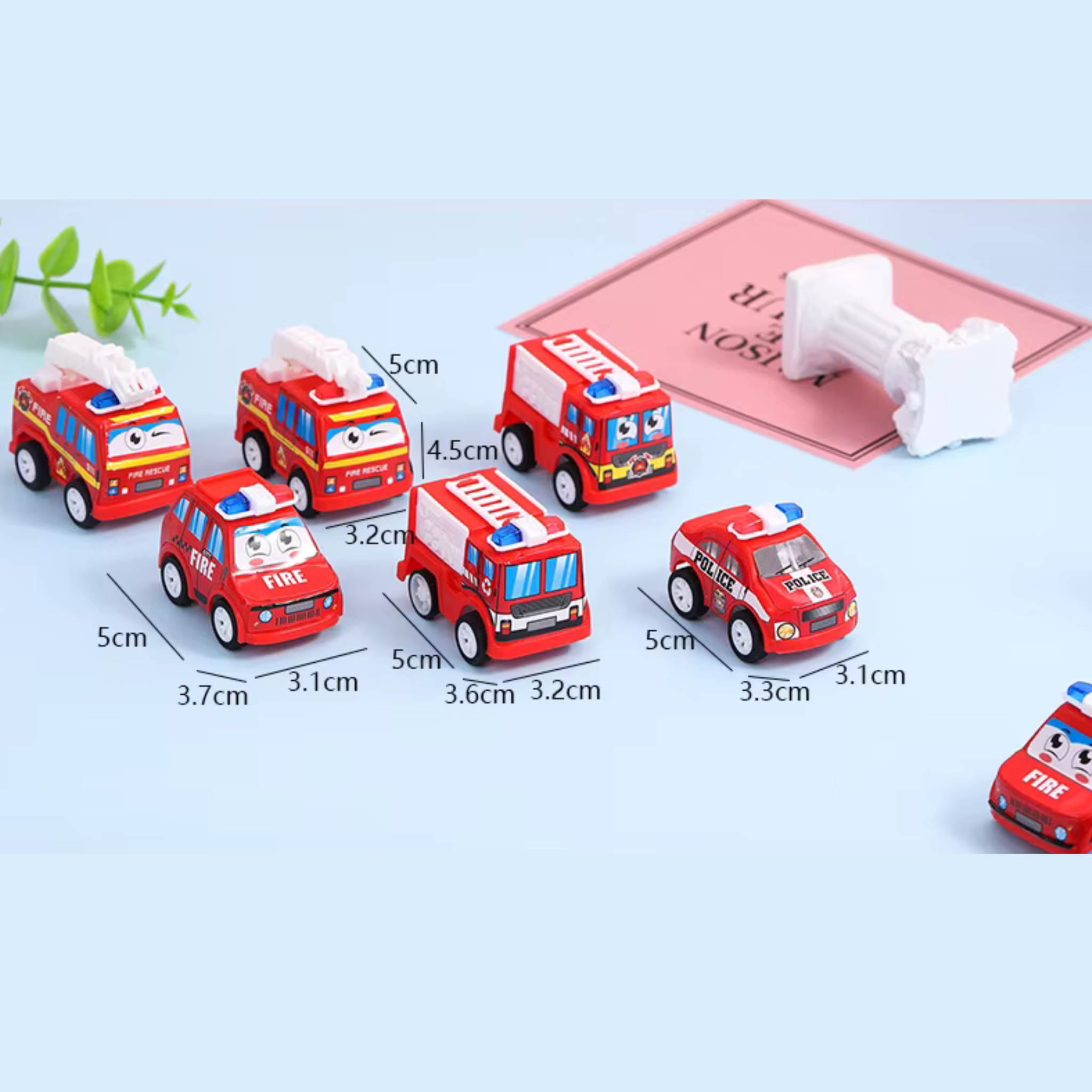 10 Piece Rescue Fleet