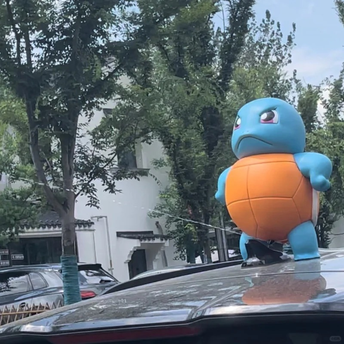 Squirtle Car Water Spraying Toy