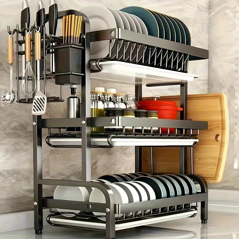 Three-Tier Dish Rack