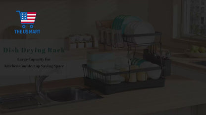 instillations of large two dish drying rack 