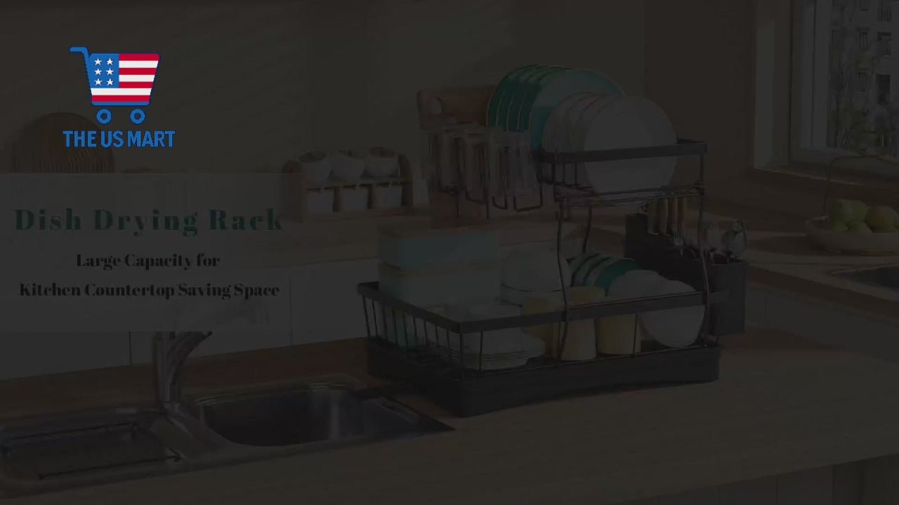 instillations of large two dish drying rack 